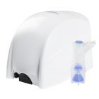 INHALATOR DIAGNOSTIC ECONSTELLATION PLUS<br />przeznaczony do pracy ciągłej<br /> wyposażony w innowacyjny nebulizator z regulacją wielkości cząsteczek i możliwością pracy w przechyle<br /> specjalna, odporna na uderzenia konstrukcja<br /> olejoodporny, zastosowane tworzywo jest odporne na substancje oleiste<br /> bogate wyposażenie:<br /> maseczka dziecięca i dla dorosłych, widelce nosowe duży i mały, ustnik, filtr powietrza<br /> idealny do zwalczania przeziębień, kataru, uciążliwego kaszlu, alergii, zapalenia oskrzeli, oskrzelików, zapalenia płuc.<br /> GWARANCJA – 5 lat